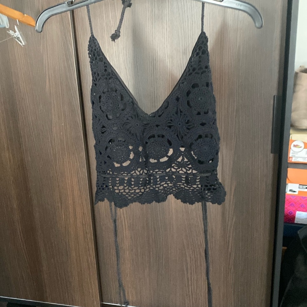 Halter crop top